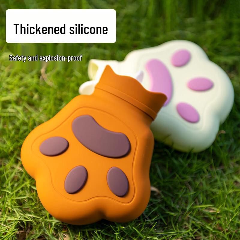 Microwaveable Silicone Paw Hot Water Bottle