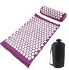 Yoga Acupoint Massage Pad Neck, Back, and Foot Massage Household Massger Pillow For Home Purple