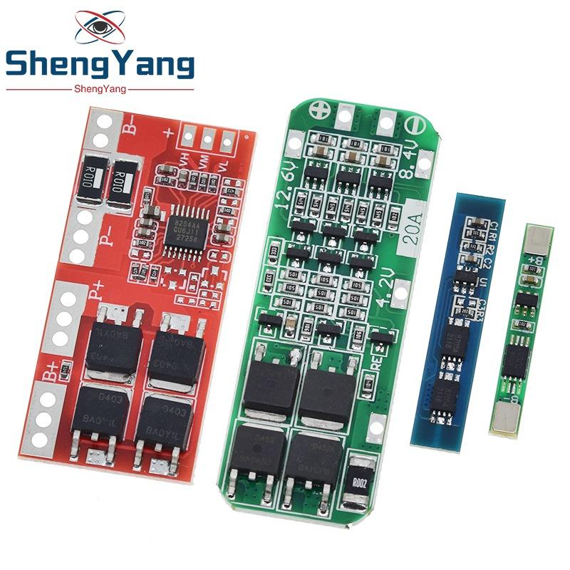 TZT 1/3/5PCS 1S 2S 3S 4S 3A 20A 30A Li-ion Lithium Battery 18650 Charger BMS Protection Board For Drill Motor Lipo Cell Module
