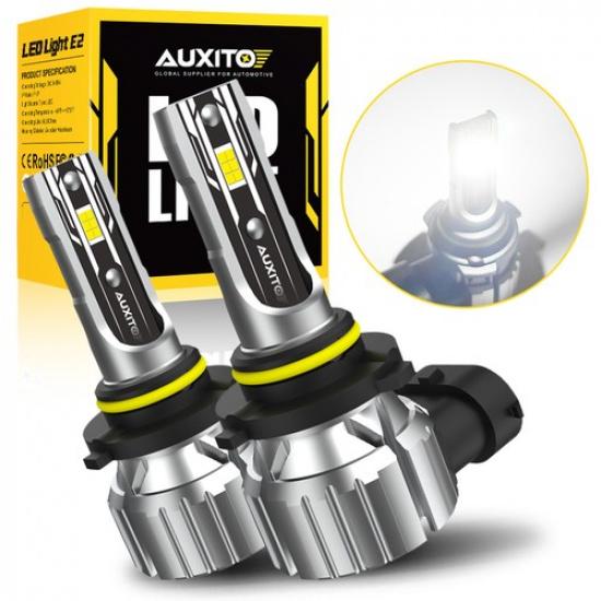 Pair AUXITO 9005 HB3 LED High Beam Headlight White 6500K 20000LM Bulbs Kit EXD