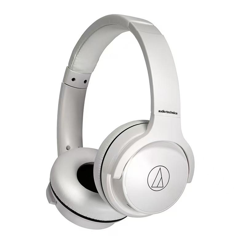 Audio-Technica ATH-S220BT Earphones Head-mounted Noise-reducing Earphones With Built-in Bass, Dual-purpose (Wired and Wireless) Headphones
