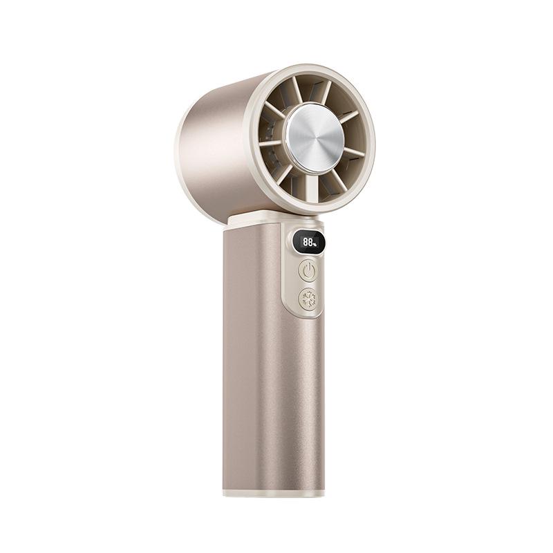 26-Year Anniversary High-Speed Rechargeable Handheld Cooling Fan with Ice Pack 58x53x151mm