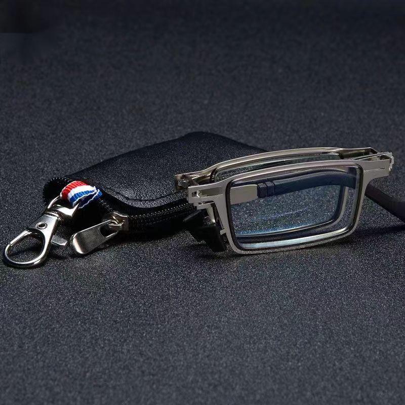 LH110 Ultra-Light Folding Screw-Free HD Blue Light Reading Glasses for Men