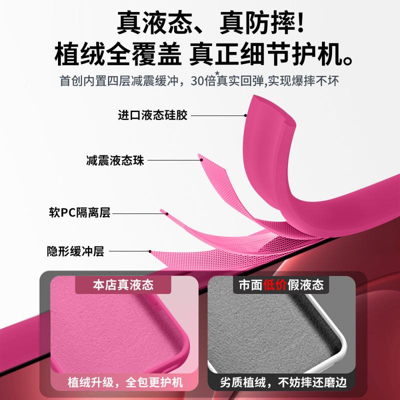 Applicable To OPPOFindX1Pro Mobile Phone Case New Liquid Silicone Simple Men's and Women's Anti-drop  Case Thin