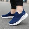 Men's Hands Free Slip-on Loafers Comfortable Walking Shoes Breathable Knit Casual Sneakers