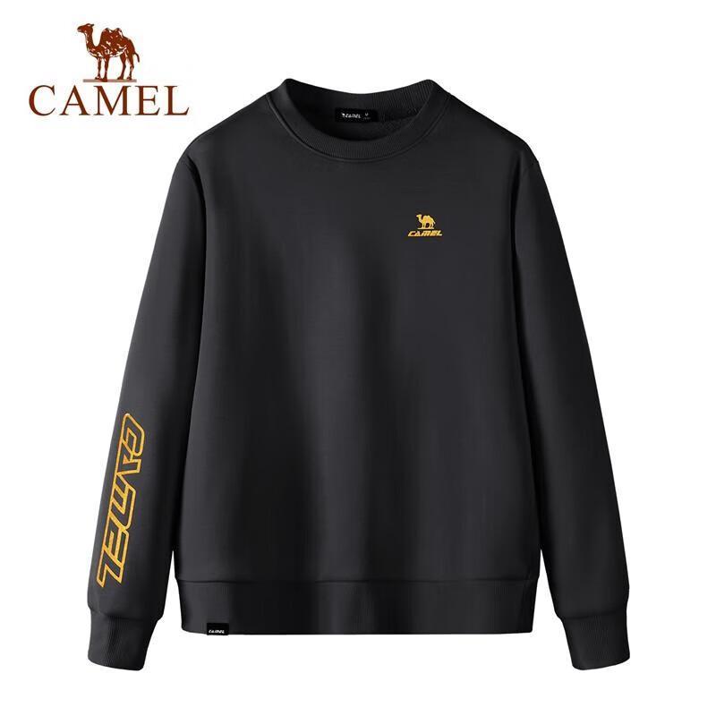 CAMEL Men s Casual Round Neck Sweatshirt