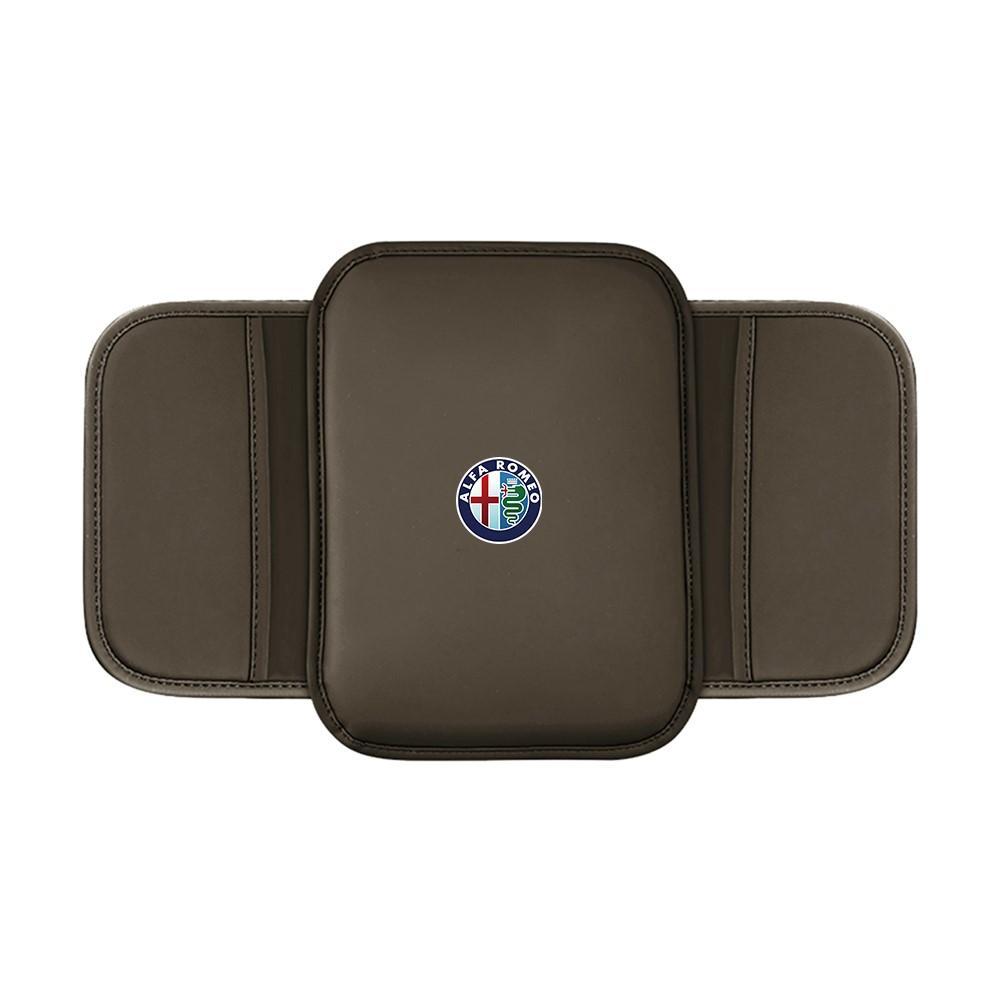 Car Center Console Protector Mat With Pocket Auto Armrest Cover Cushion For Alfa Romeo Giulietta 159 147 156 Mito Brera Giulia Bvn123