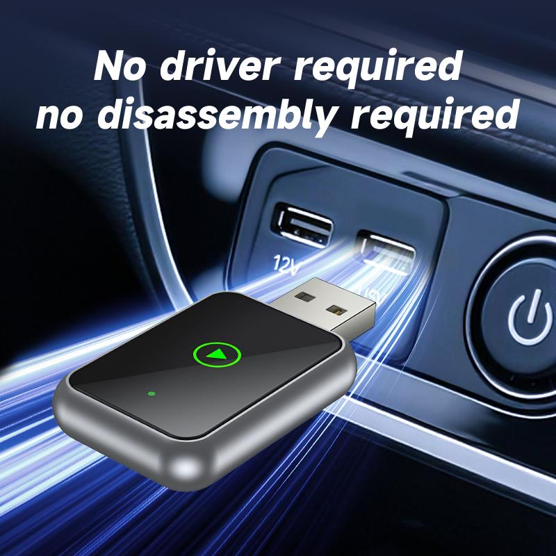 2 in 1 Wireless CarPlay Adapter Android Mini Auto Wireless Adapter WiFi Type-C/USB Plug Play Carplay Wireless Adapter