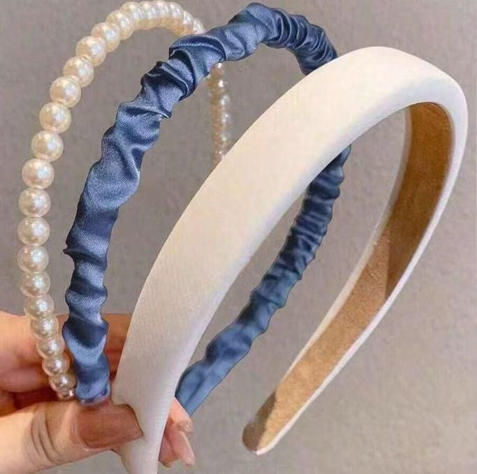 Fünfteiliges Stirnband-Set mit Imitationsperlen - Elegant, vielseitig, Feenstil für Damen