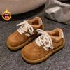 Big head bread shoes 22 autumn and winter new niche thick-soled heightened moral training shoes ugly cute casual board shoes