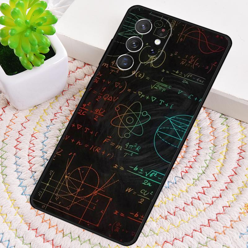 Science Math Physics Formulas Phone Case For Samsung Galaxy note 10 pro S26 S25 S24 S23 S22 Ultra Plus S21 FE S20 Cover