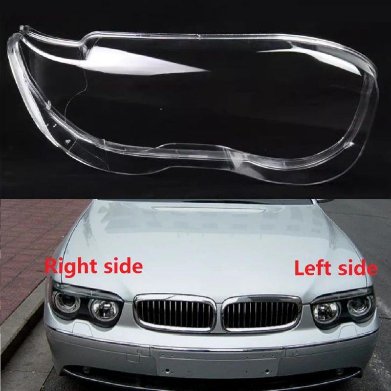 Car Headlight Lens Cover For BMW E65 E66 E67 7-Series 730 735 760 2001-2004 Headlamp Shell Transparent Lampshade