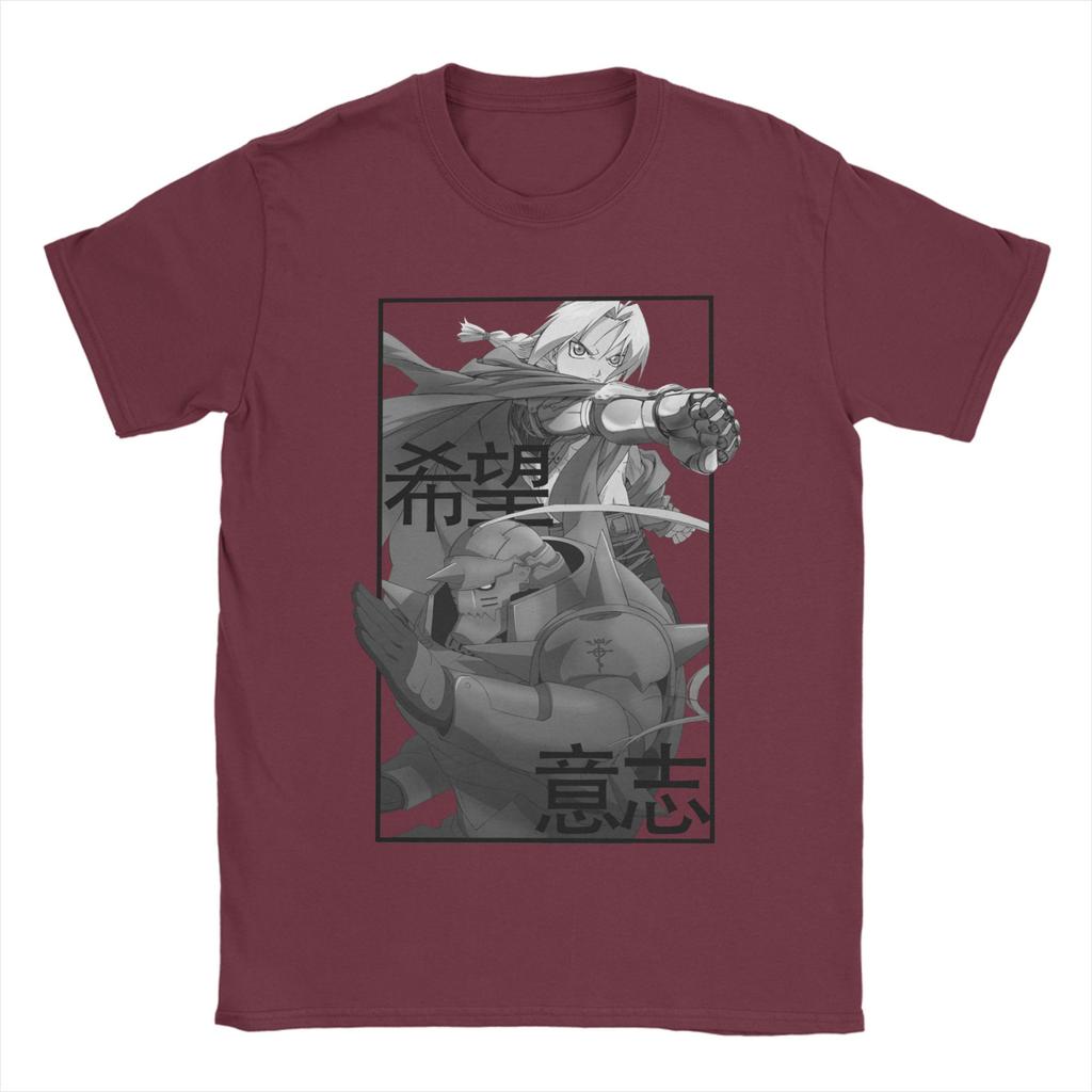 Le Cose Perdute Fullmetal Alchemist TShirt for Unisex Vintage Cotton Tee Shirt Round Collar Short Sleeve T Shirt Graphic Clothing