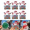 6Pcs Creative Christmas Present Bags for Family Gatherings Plastic Gift Containers Practical Candy Packaging Bag