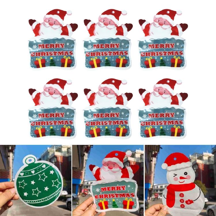 6Pcs Creative Christmas Present Bags for Family Gatherings Plastic Gift Containers Practical Candy Packaging Bag