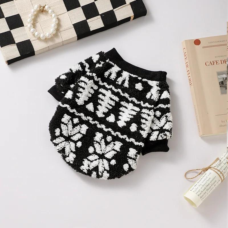 Christmas Knitted Sweater Pet Autumn/Winter Dog Clothing Warm Cat Universal Clothing Two Leg Clothing Pet Supplies