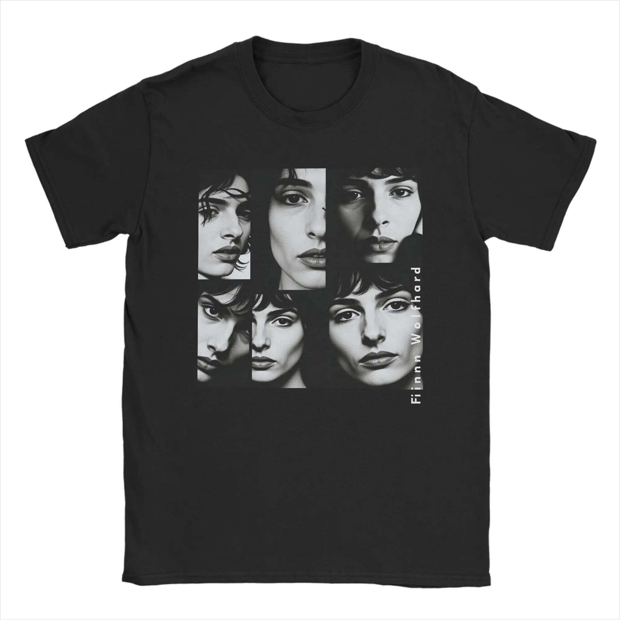 

Actor Finn Wolfhard Men T Shirt Fashion Tee Shirt Short Sleeve Crew Neck T-Shirt Cotton Summer Tops 4XL