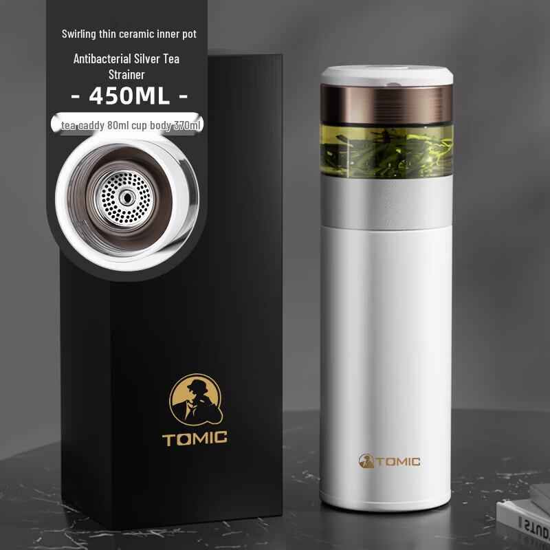 TOMIC Tea Infuser Vacuum Insulated Mug