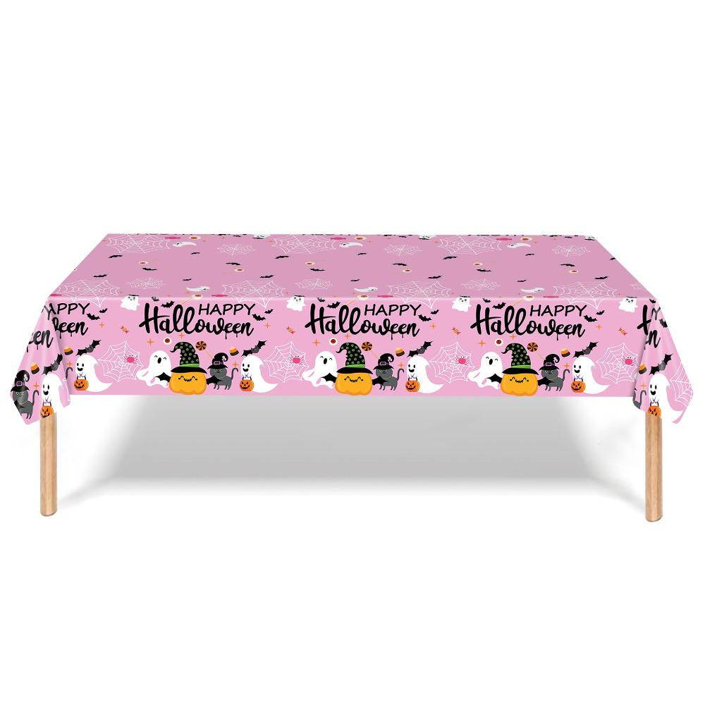 

Plastic Halloween Table Runner Disposable Table Cover New Halloween Tablecloth Halloween Supplies