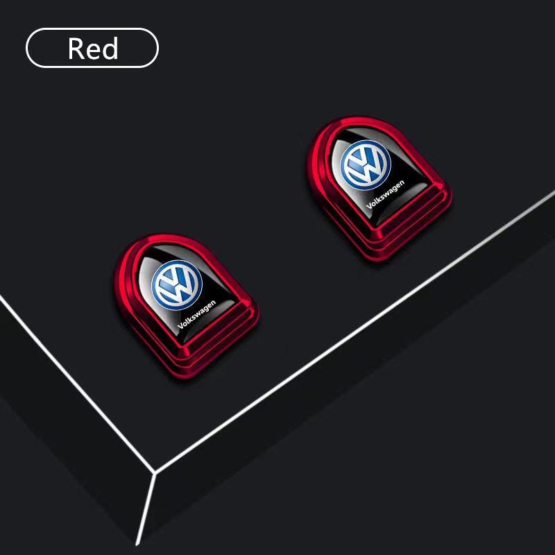 O6GGT-VW New 2PCS 3D matel Car Holder Wall Hooks Hanger Clip For VW Volkswagen Golf Polo Passat Touran Jetta accessories Sticker