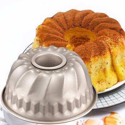4 Inch Pastry Mold Heat Resistant Easy Release Reusable Vortex Shape Non-stick Baking Carbon Steel Food Grade Cake Mold Baking Tool
