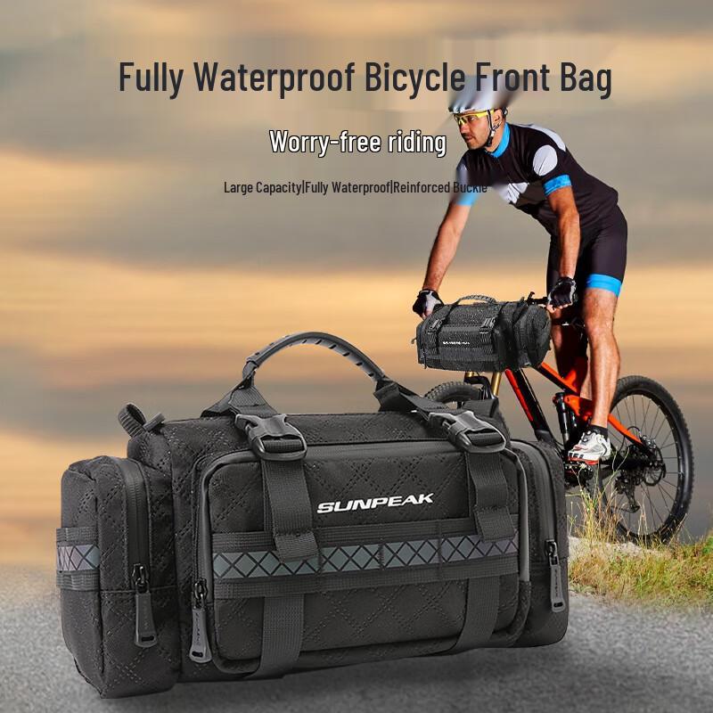 Bicycle Handlebar & Front Frame Bag 13-inch