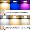 7.5-Inch Recessed Ceiling Downlight with 3-Color Dimming for Living Room