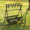 Foldable Outdoor Camping Shelf and Drying Rack