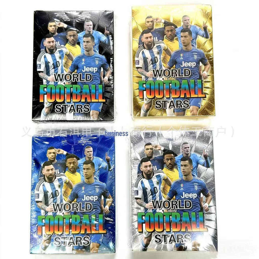 2026 World Cup Collectible Star Cards: Messi & Ronaldo in Gold Foil (55 sheets)