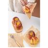 YFFSFDC Freshly Baked Bread Bags, 100-Count, with Clear Window, Kraft Paper and Semi-Film Paper, for Baking, Snacks, Fried Foods, and Tempura, with Co