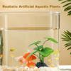 Yousheng Fish Tank Simulated Water Plants Aquarium Decoration Realistic Fish Tank Landscaping Seaweed Ornament for DIY Fish Tank Decor