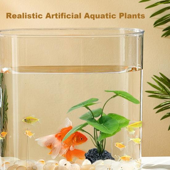 Yousheng Fish Tank Simulated Water Plants Aquarium Decoration Realistic Fish Tank Landscaping Seaweed Ornament for DIY Fish Tank Decor