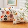 45X45Embroidery Pillowcase Pillow Cover Luxury Flower Nordic Vintage Style Cushion Covers Home Living Room Sofa Couch Seat Decor