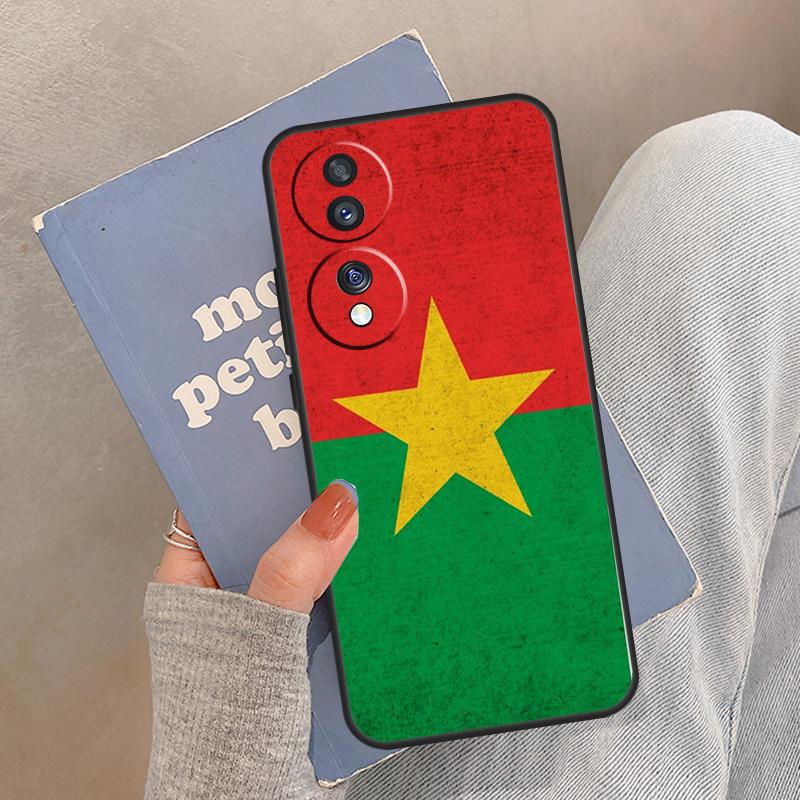

Burkina Faso Flag Case For Honor Magic 8 Pro 5 6 7 Lite Cover For Honor 400 200 90 70 50 X8a X8b X9a X9b X9c Honor 200 Lite
