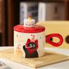 Girls' Heart Birthday Gift Cake Cup Girl Cute Cat Gift Box for Boyfriend Girlfriend Sister