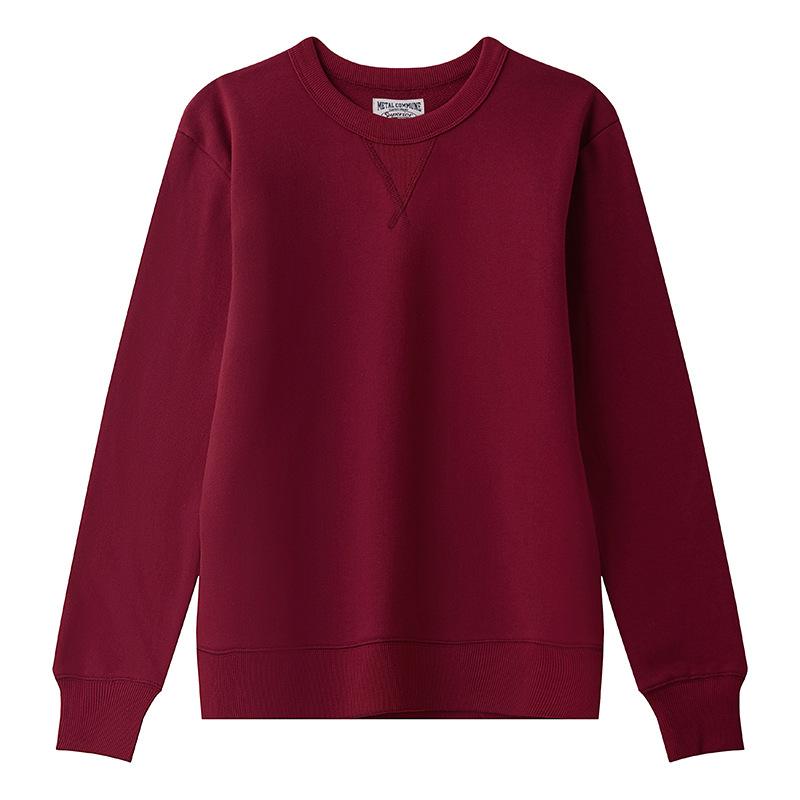 American Hatless Vintage Round Neck Sweatshirt Navy Dark Blue Long-sleeved Pullover Sweatshirt