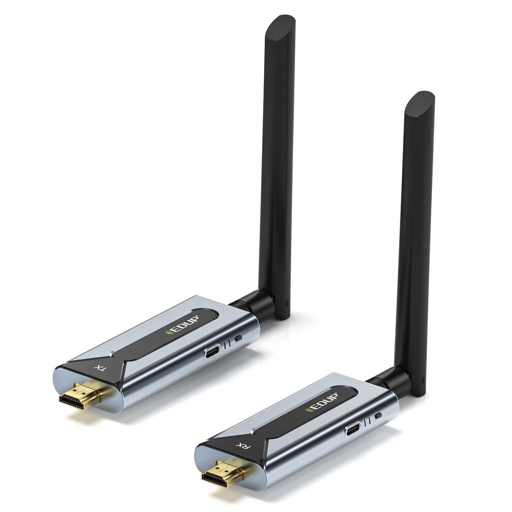 EDUP EP-WD9910 150 Meters Wireless 1080P HD Transmitter and Receiver Audio Extender for Screen Mirroring and Extension
