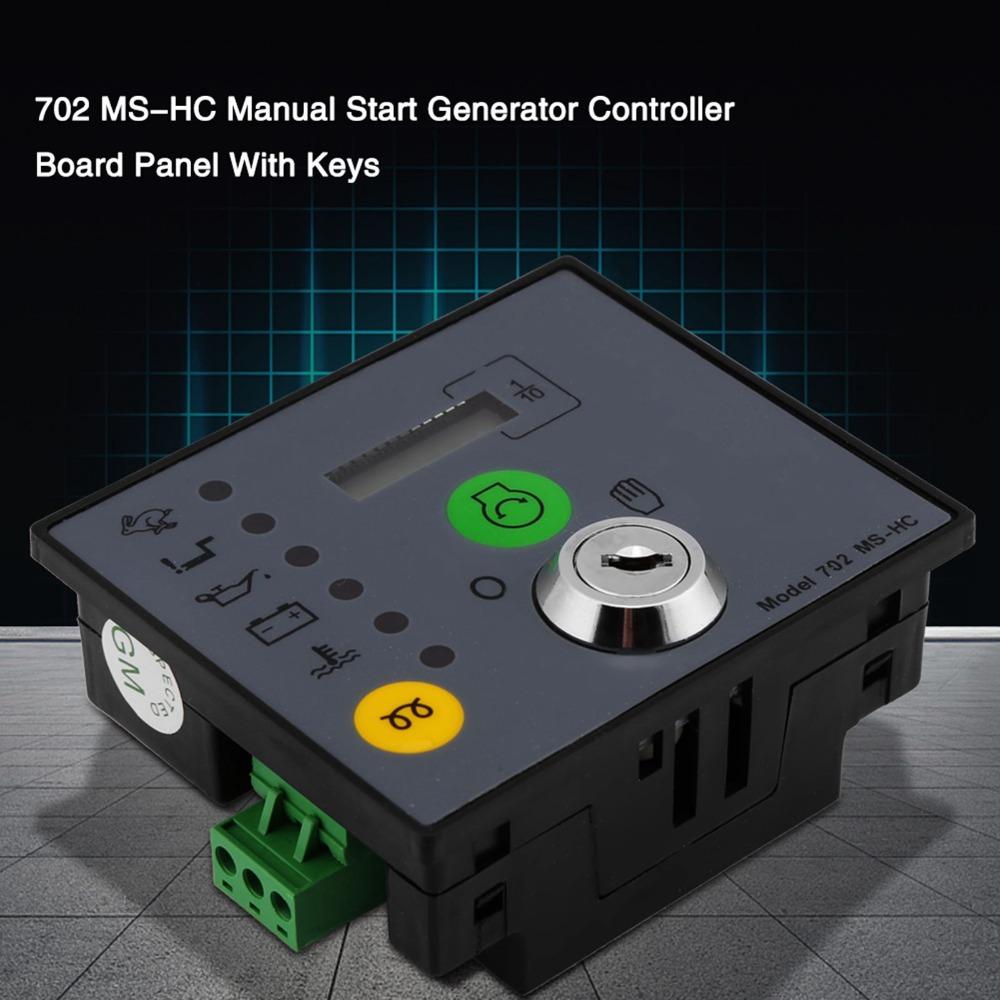 Low Oil Pressure Alarm Generator Controller Board Manual Start Controller For Generators