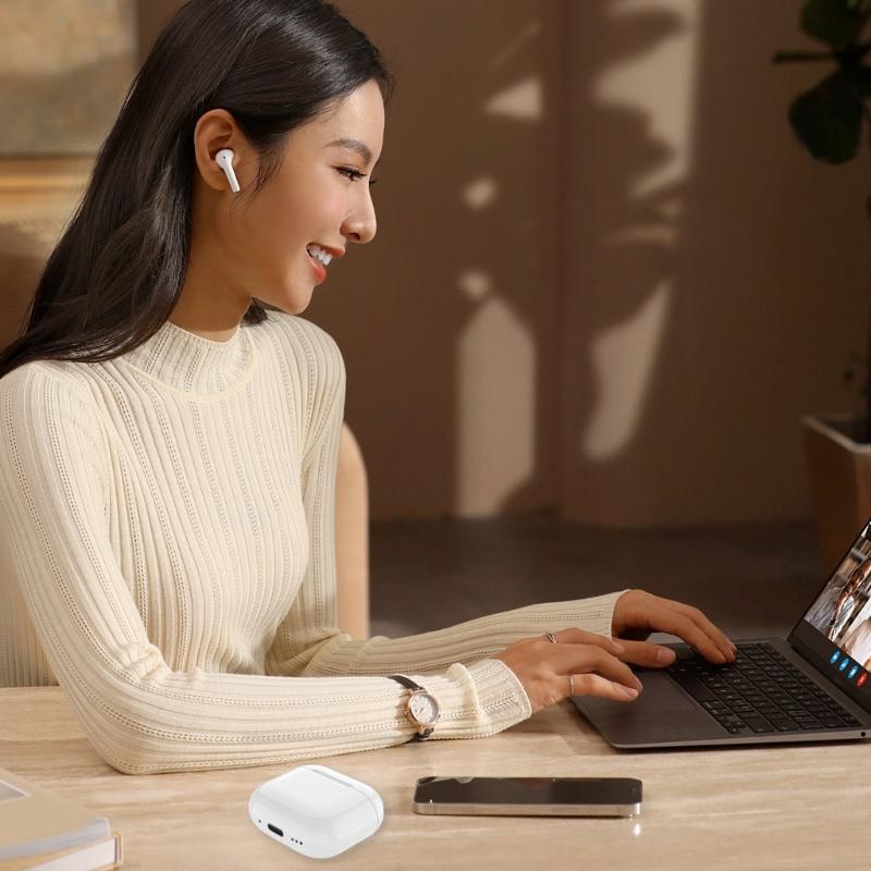 Wireless Charging Case Powerful and Efficient For Pods 4 Headphones Featuring 450mAh Battery