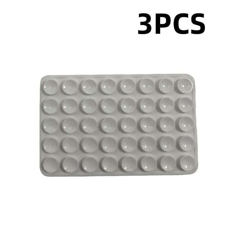 1/3Pcs Mobile Phone Silicone Sucker Pad Double Sided 40 Suction Cup Phone Holder Detachable Anti-slip Fixture