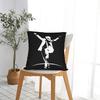 Music Singer Musician Mj King Of Pop Square Pillow Cases Cushion Covers Custom Zipper Decorative Pillowcase For Bed 40X40Cm