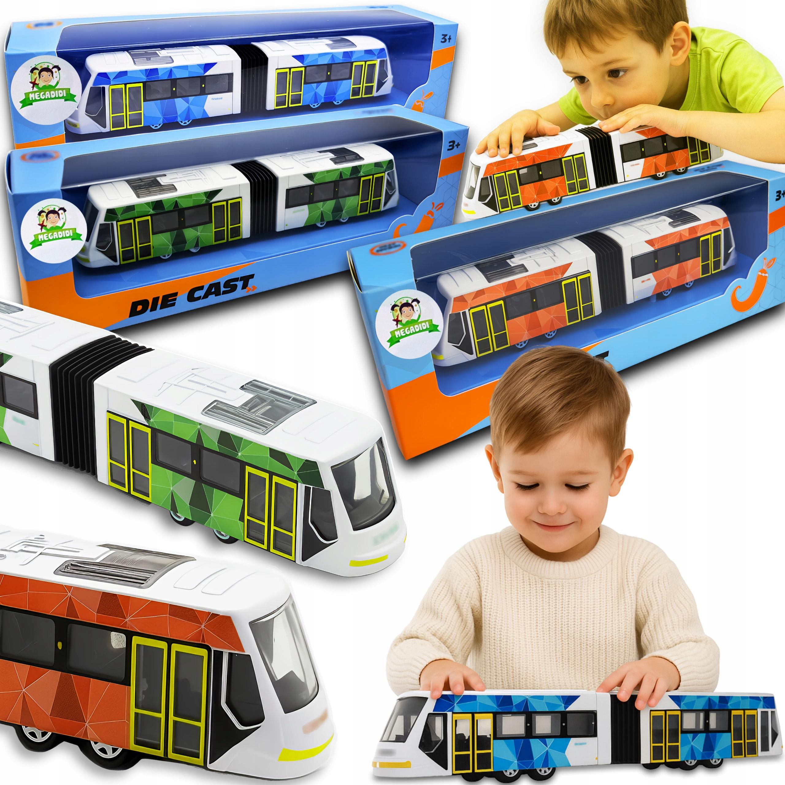 Trīs Tramvaju Piedziņas Vagonu Komplekts Tramvaji