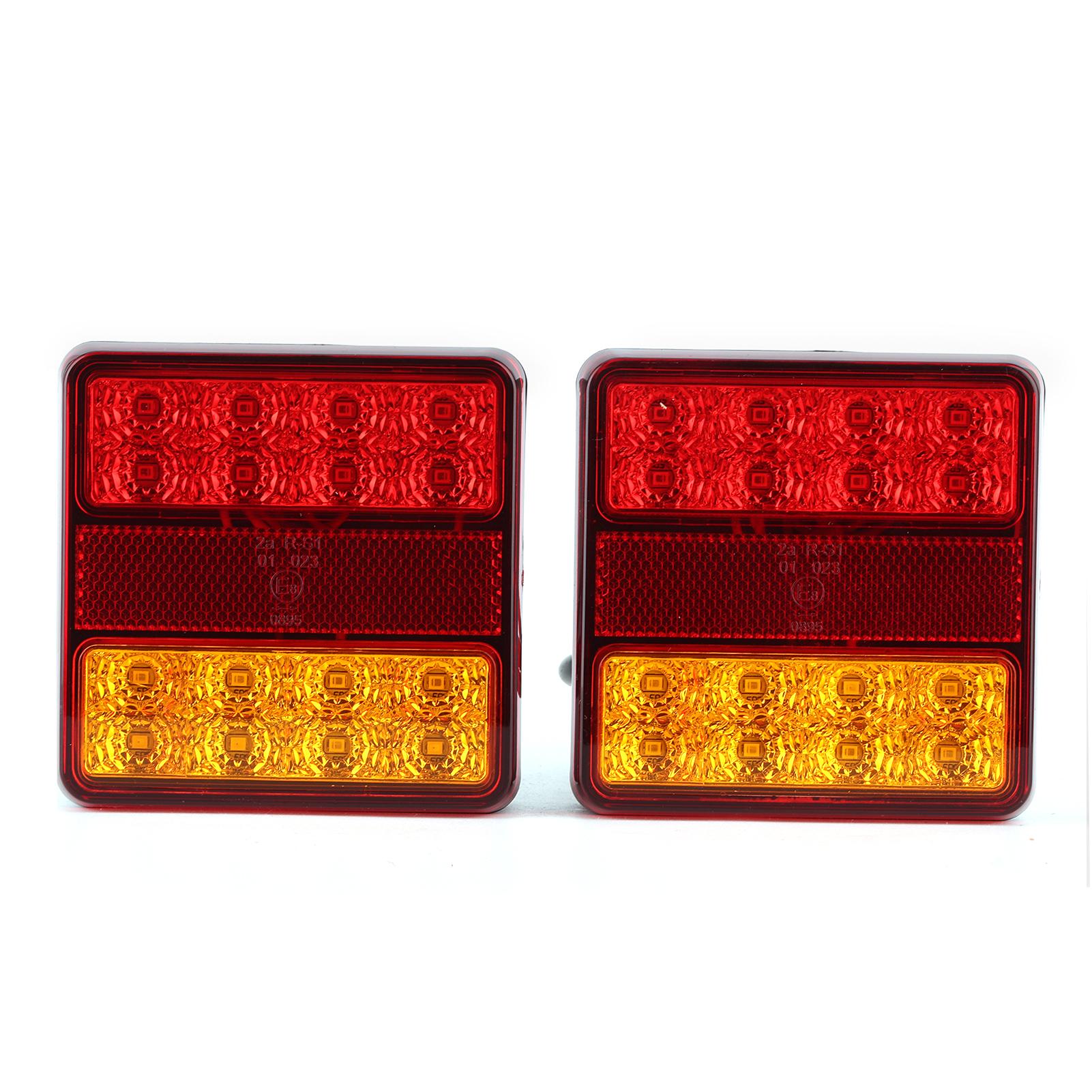 

22LED Tail Light License Plate Lamp High Brightness IP67 Waterproof for Trucks Trailer Lorry