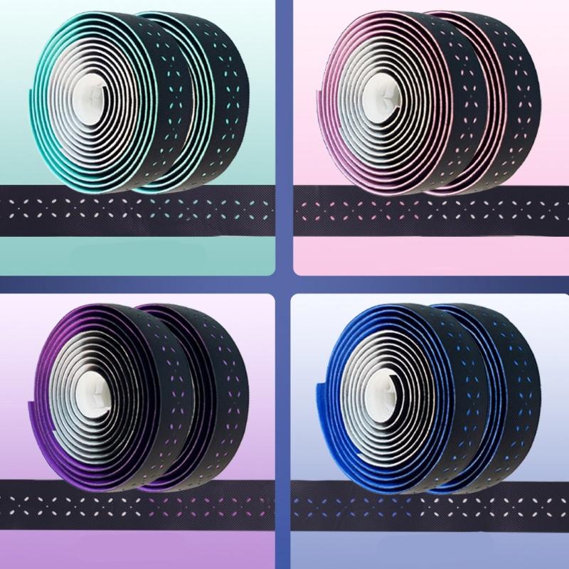 2Pcs Bikes Handlebars Tape Bicycles Handlebars Wrap Cycling Handlebars Wrap Tape NonSlip Shock Handlebars Tape