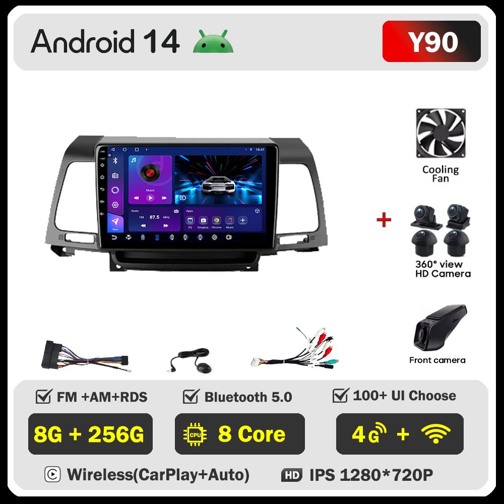 Car Multimedia Player For kia Opirus GH 2006 -2011 Car Radio Player Touch Screen Wireless Android 14 Intelligent System 5G Wifi