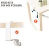 Portable Foot Hammock Adjustable Travel Foot Rest Easy-install Office Foot Support  Office Work
