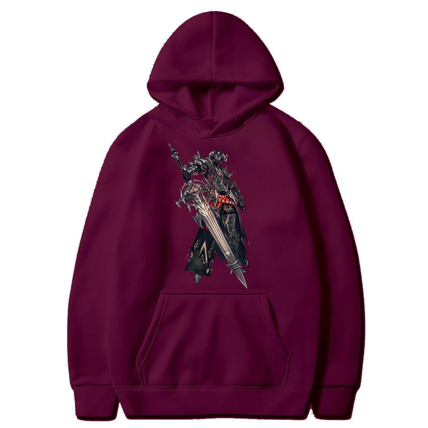Autumn and winter sellingSword Saint pullover casual fashion versatile hooded sweatshirt warm street wear
