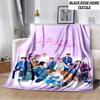 Manta con estampado de Arte de moda KPOP stray-kids Idol, sof de sala de estar, manta de felpa suave para dormir, Sbana de