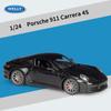 Welly 1/24 Porsche 911 Carrera 4S Alloy Car Model Diecasts & Toy Vehicles Collect Car Toy Boy Birthday Gifts