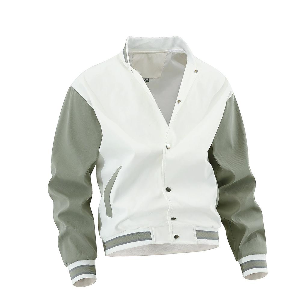 Men Varsity Jackets Baseball Coat Stand Collar Long Sleeve Jackets Man Casual Outerwear Plus Size 8Xl 9Xl 10Xl